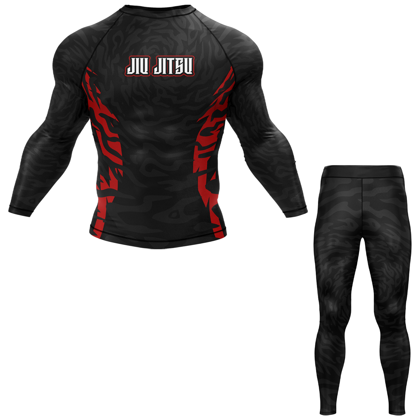 Jiu Jitsu Ranked BJJ Rash Guard