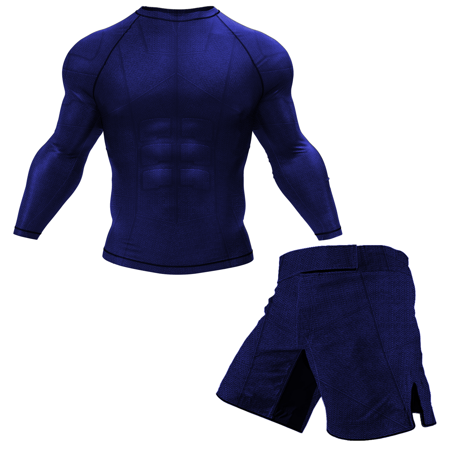 Camiseta de protección contra erupciones de BJJ Essential en color azul
