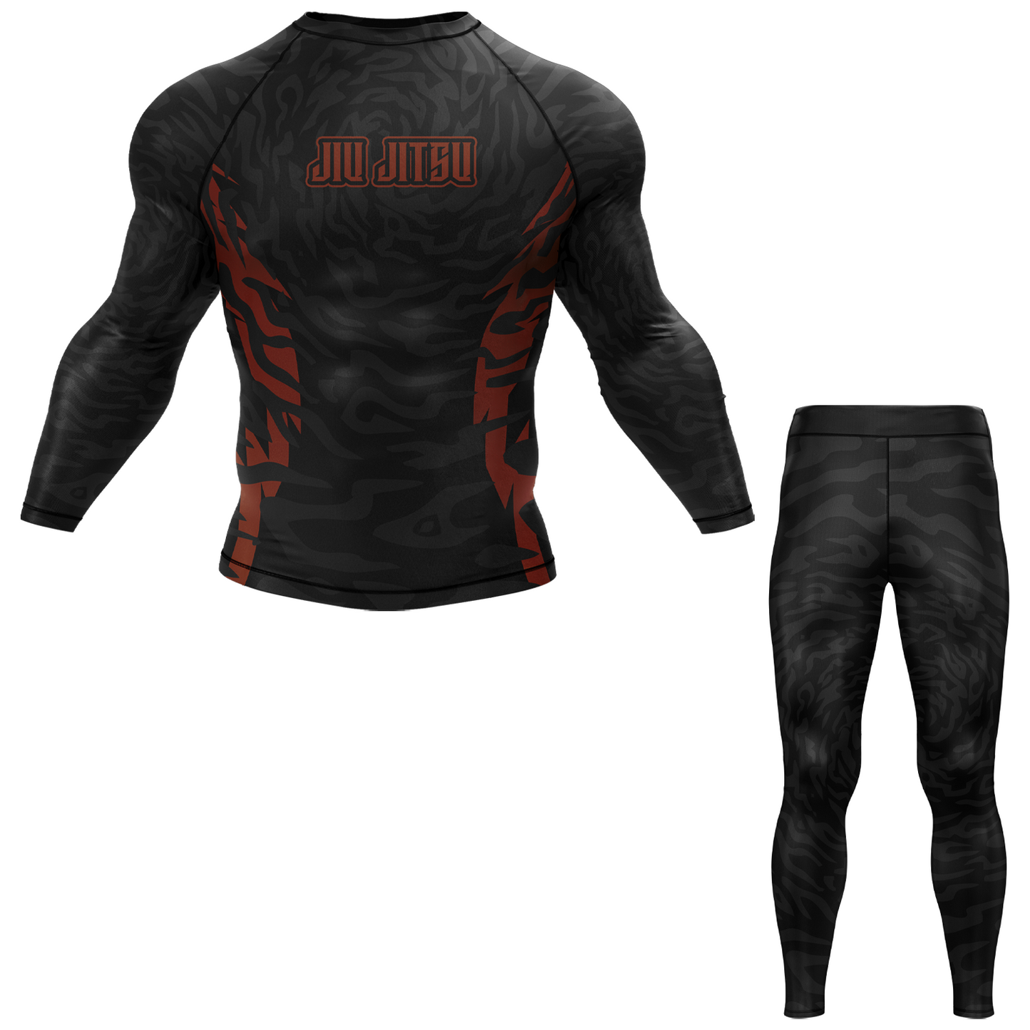 Jiu Jitsu Ranked BJJ Rash Guard