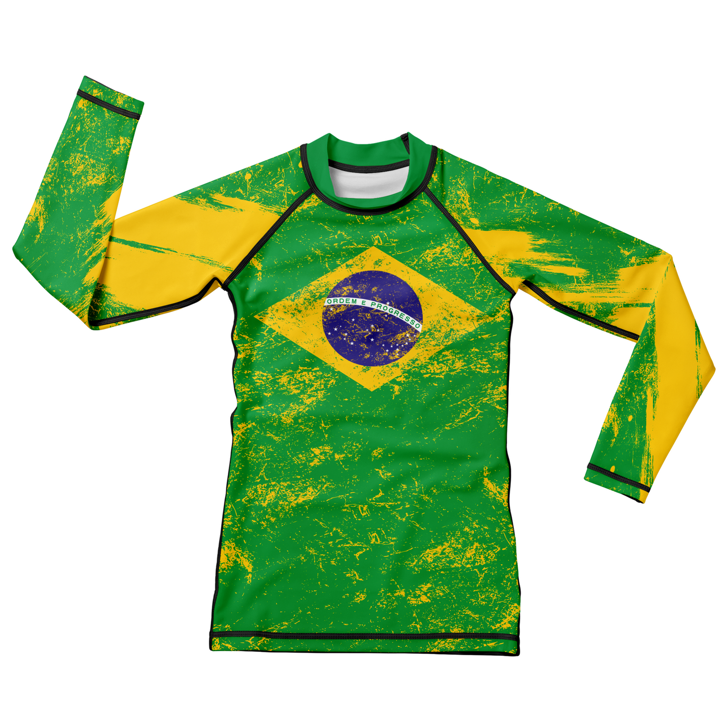 Brazil Kids BJJ Rash Guard