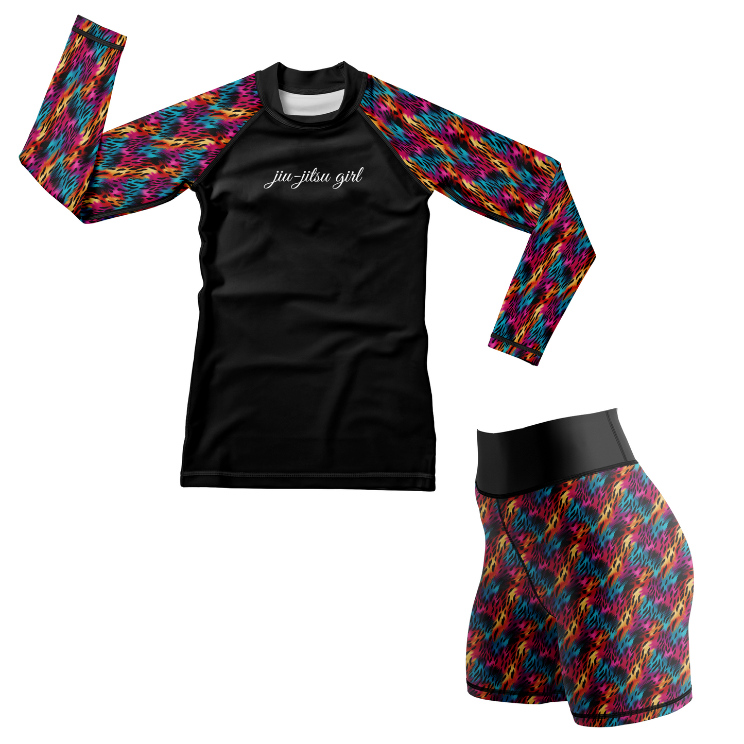 Jiu Jitsu Girl Kids BJJ Rash Guard