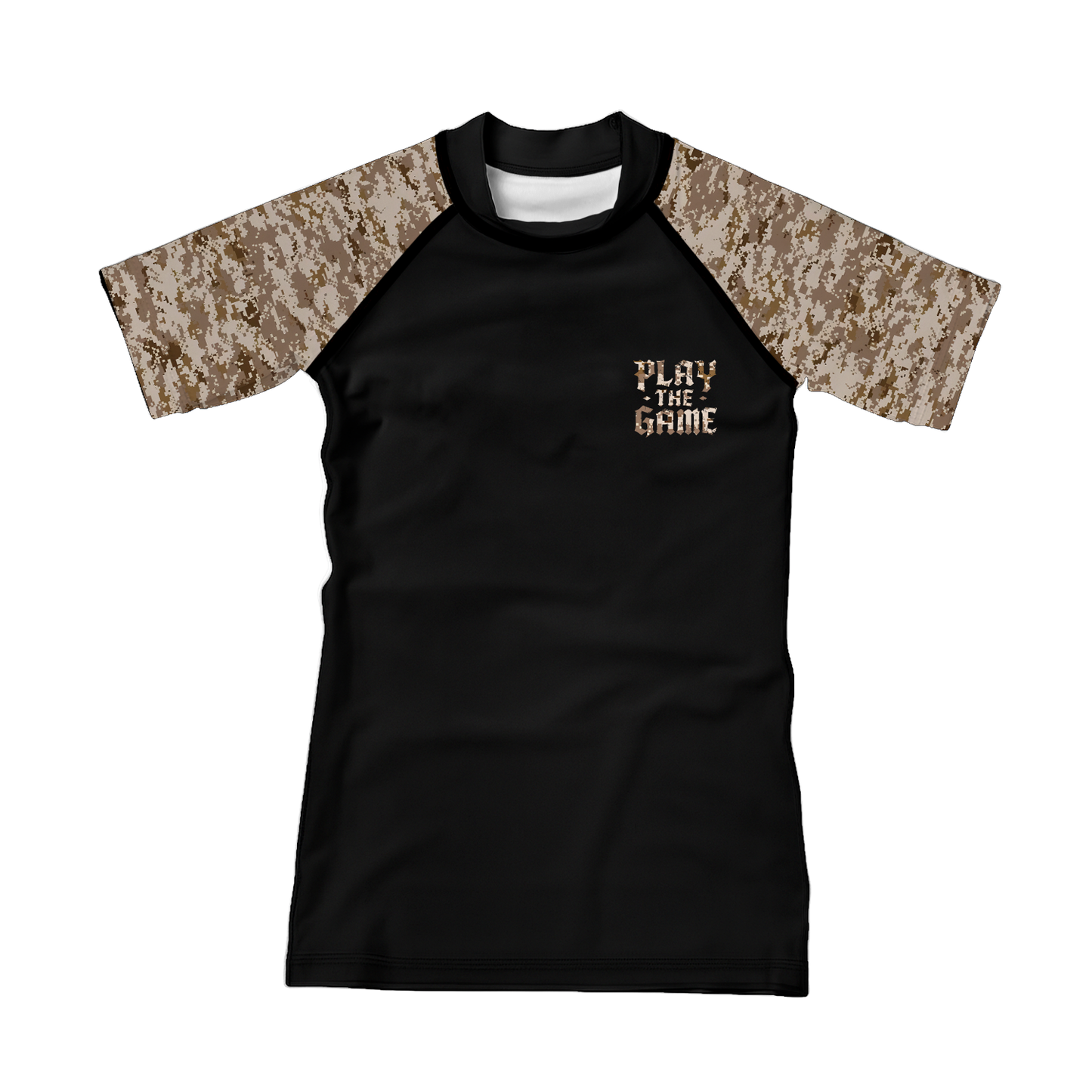 Desert Camo Kids BJJ Rash Guard