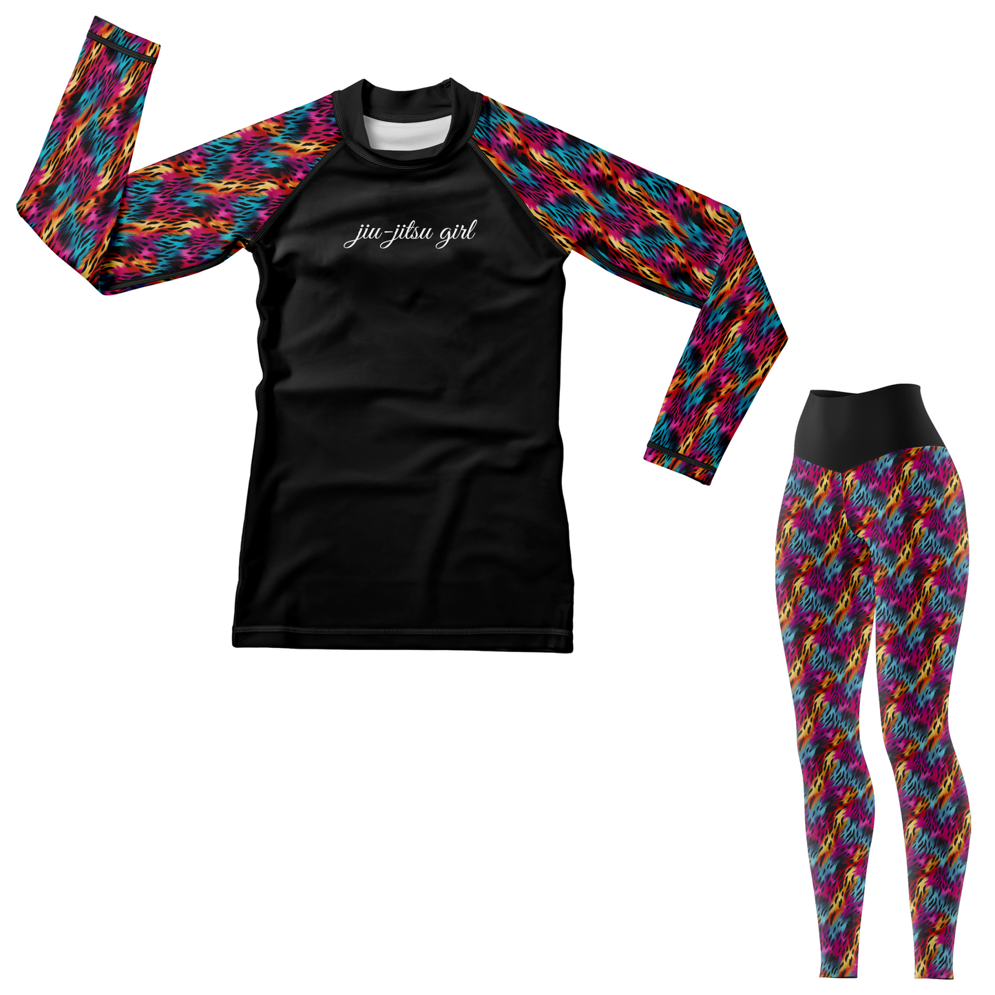 Jiu Jitsu Girl Kids BJJ Rash Guard