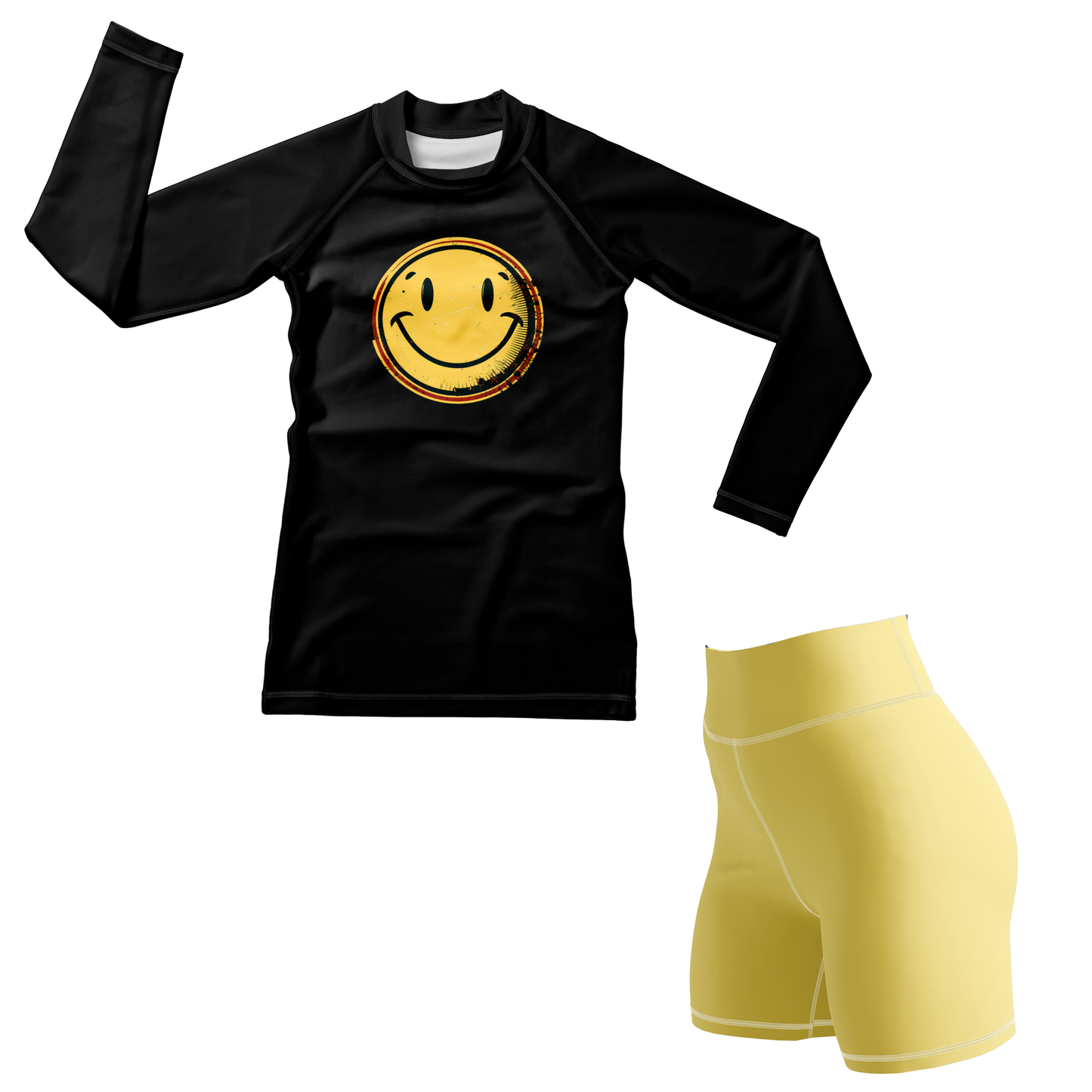 Smiley Kids BJJ Rash Guard