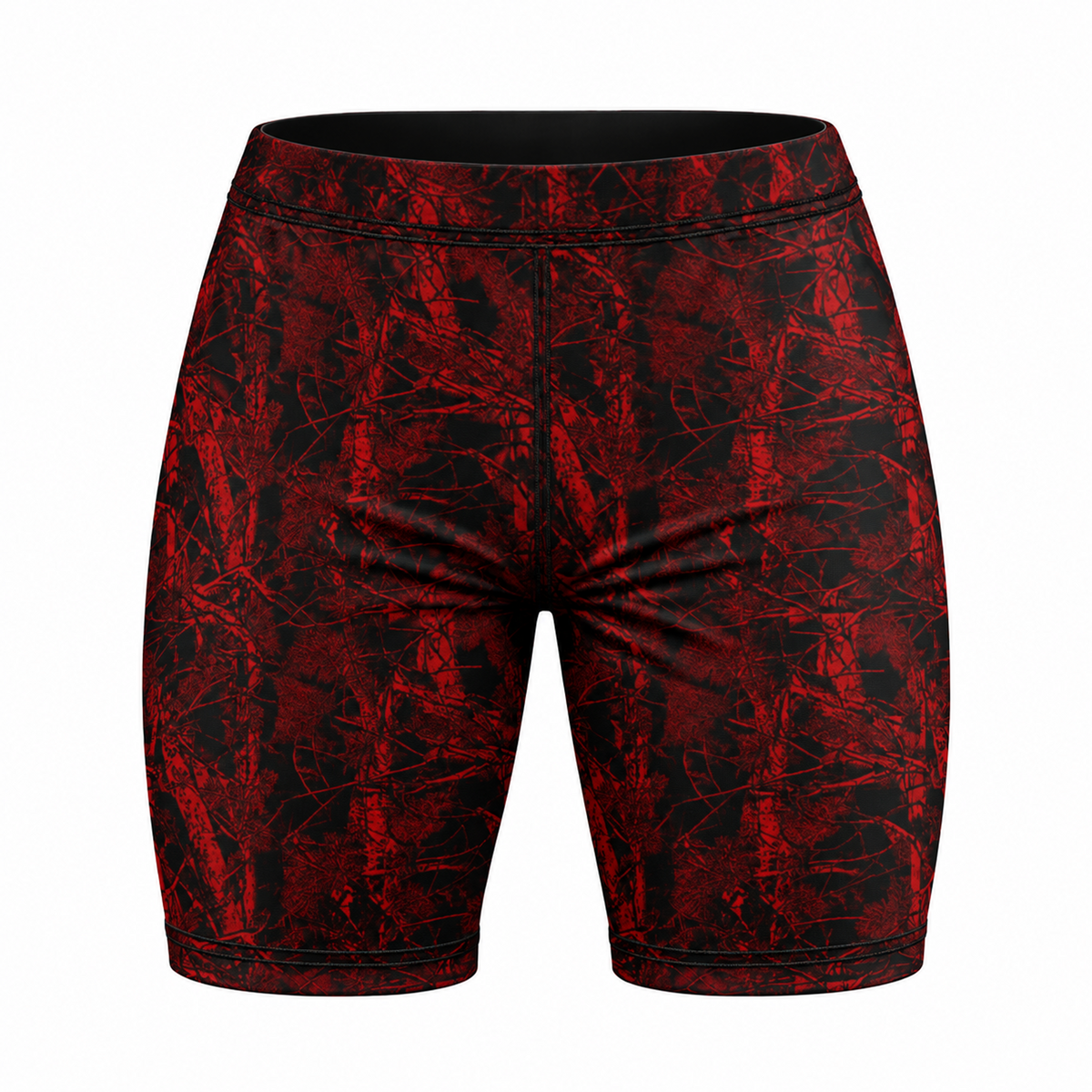 Red Forest Camo Kids BJJ Rash Guard