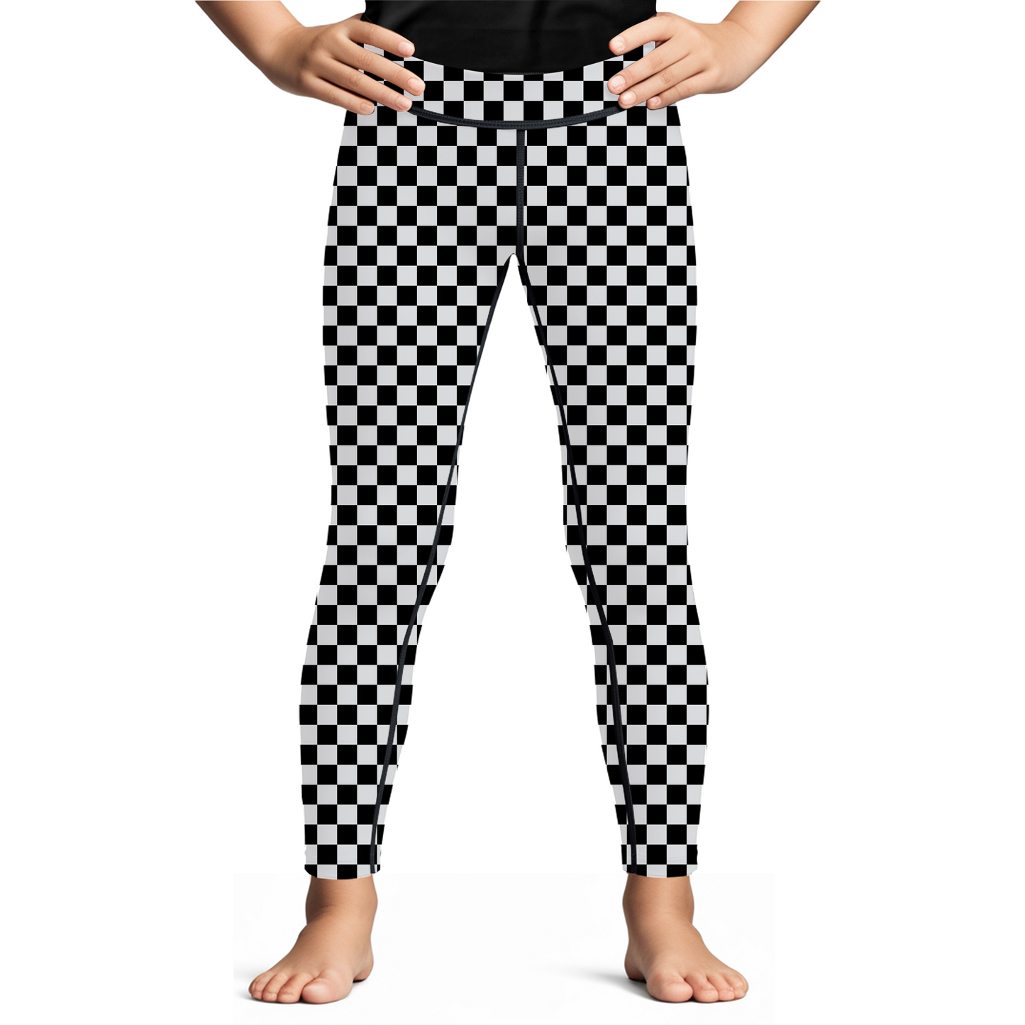 Checkered Kids BJJ Rash Guard