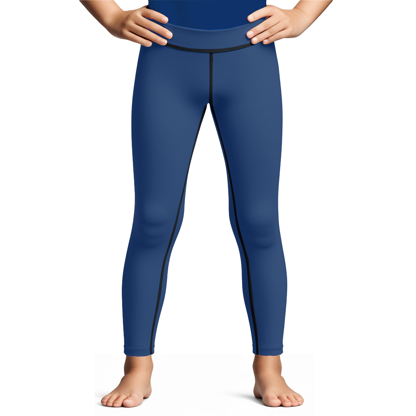 Wolf Blue Kids BJJ Spats