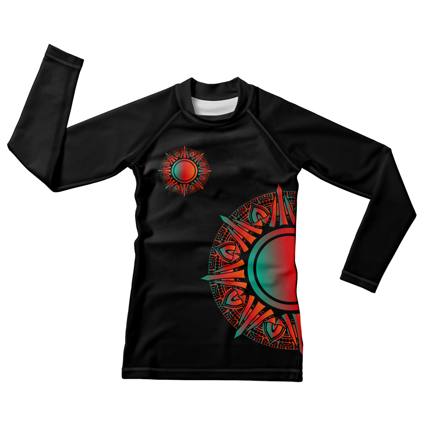 Sun Mandala Kids BJJ Rash Guard