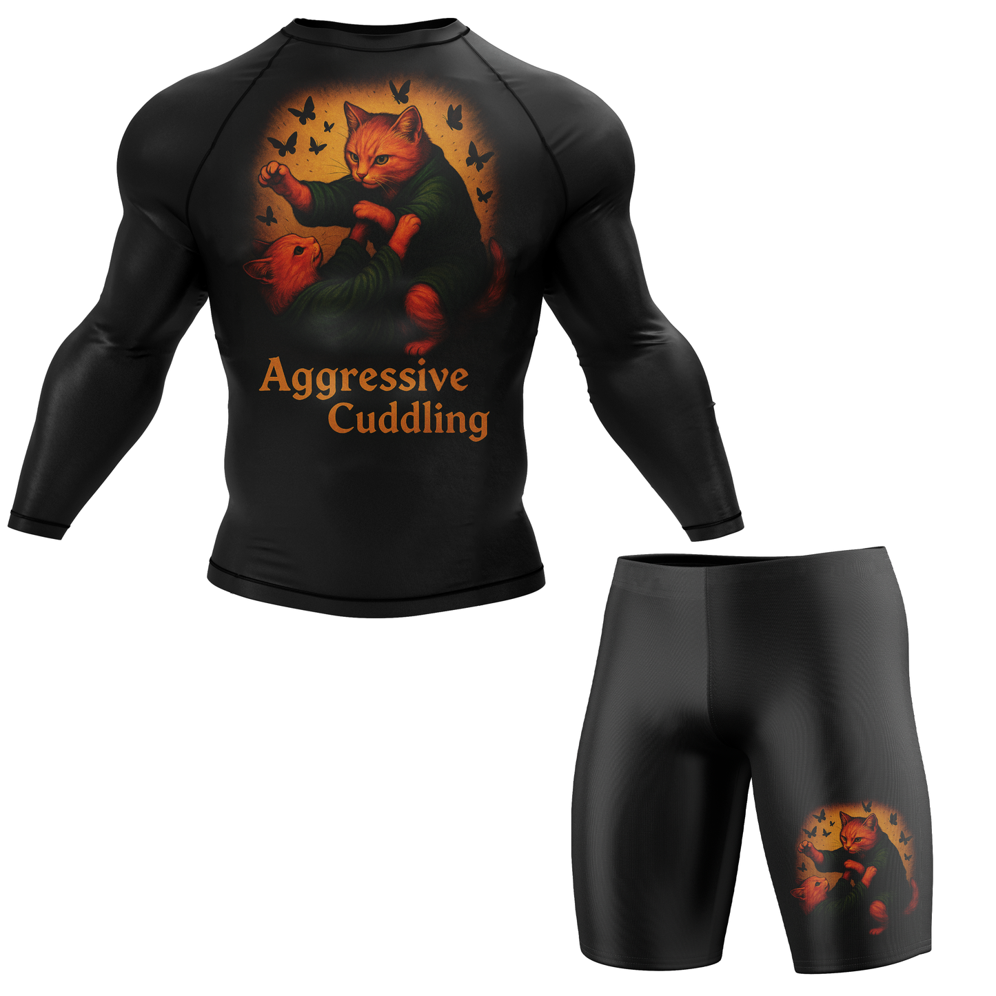 Aggressive Cuddling BJJ Rash Guard
