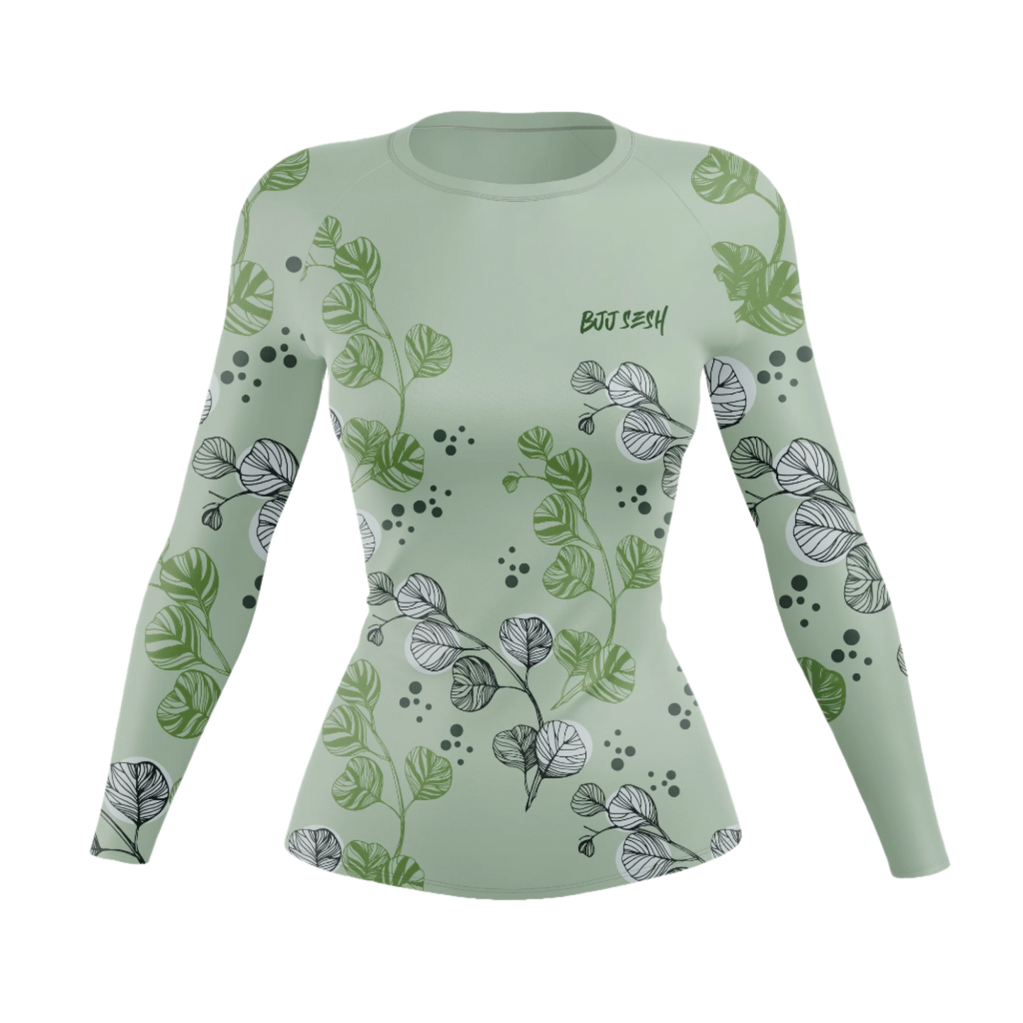 Camiseta de protección contra erupciones de BJJ para mujer de Plantita