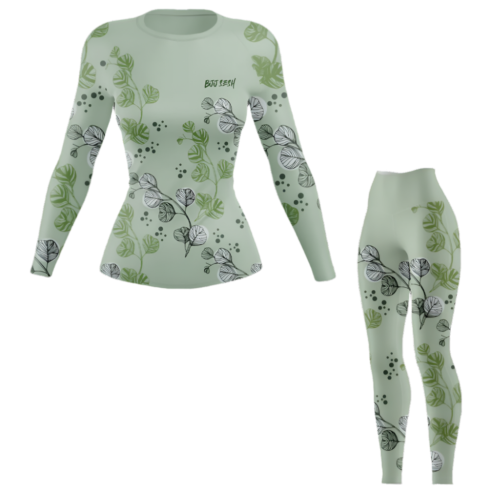 Camiseta de protección contra erupciones de BJJ para mujer de Plantita