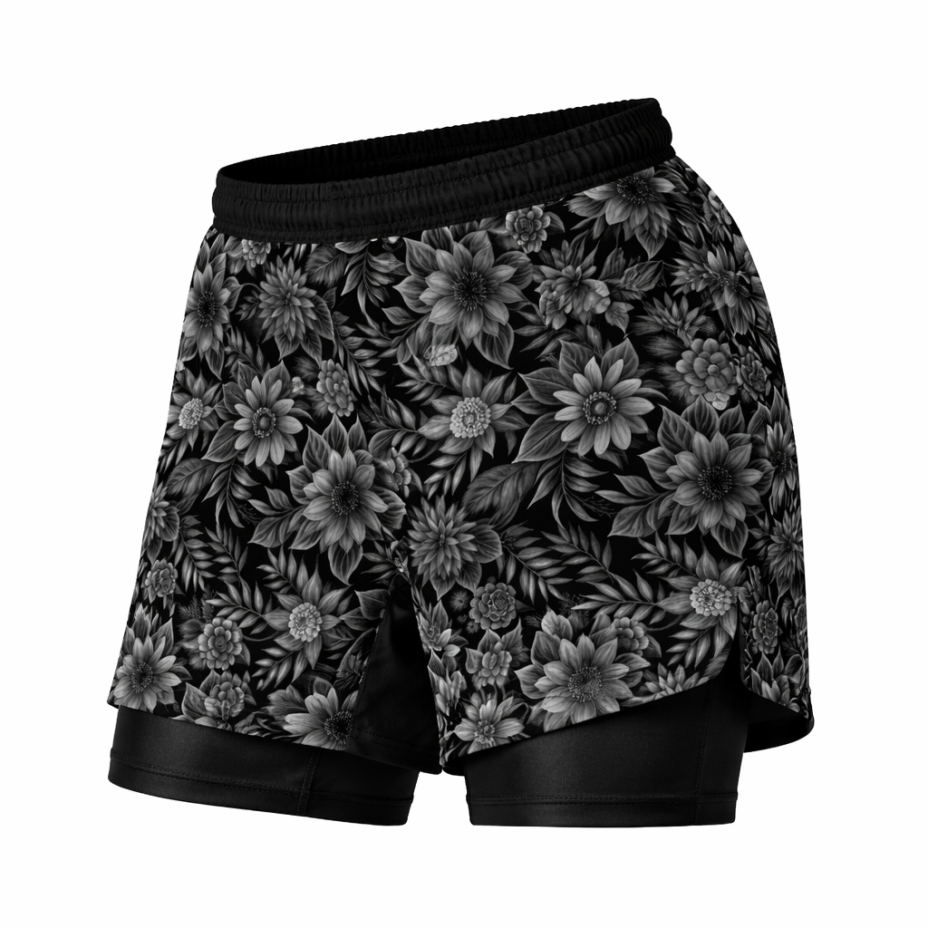 Botanical Bliss Women's Jiu Jitsu Shorts