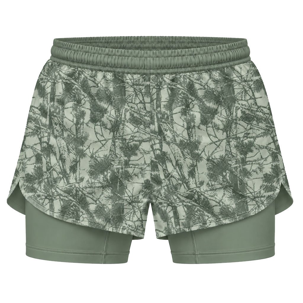 Green Forest Camo Women's BJJ Rash Guard