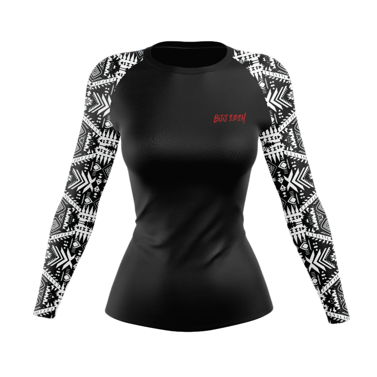 Camiseta de protección contra erupciones de BJJ para mujer Apocalyptic Choke
