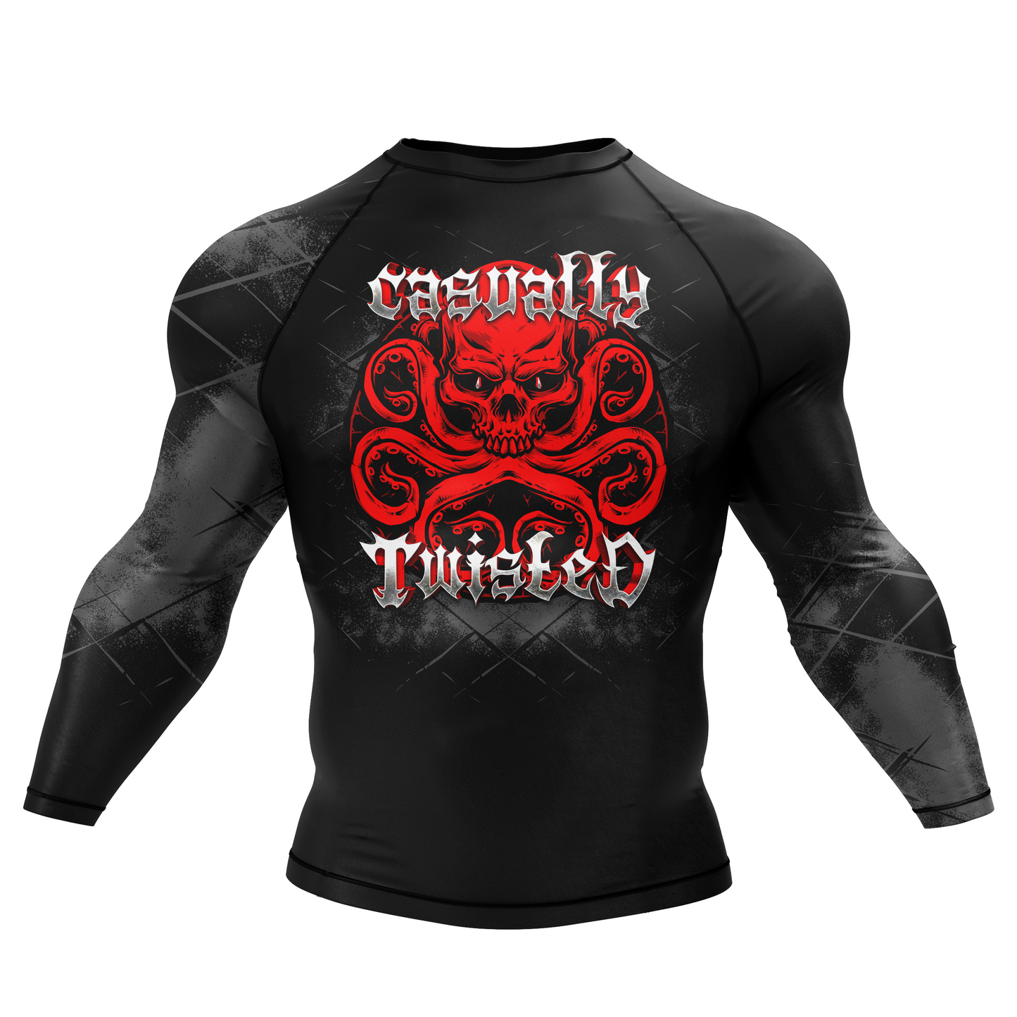 Casually Twisted Octopus BJJ Rash Guard
