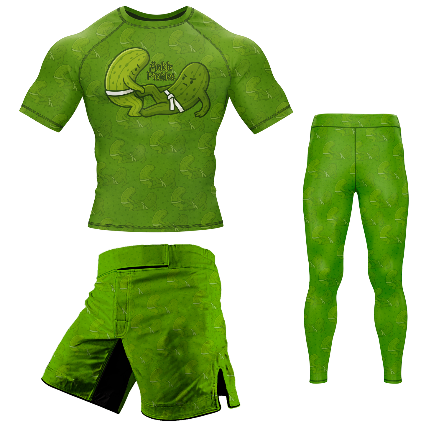 Ankle Pickles BJJ Rash Guard - Short Sleeve