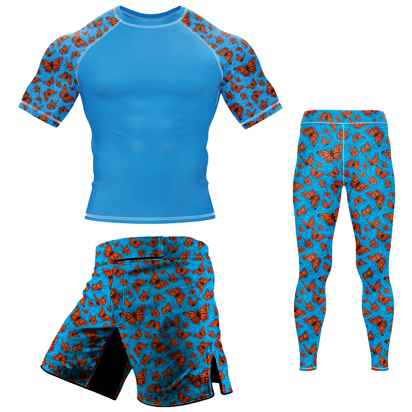 Monarch Wingspan BJJ Rash Guard - Short Sleeve