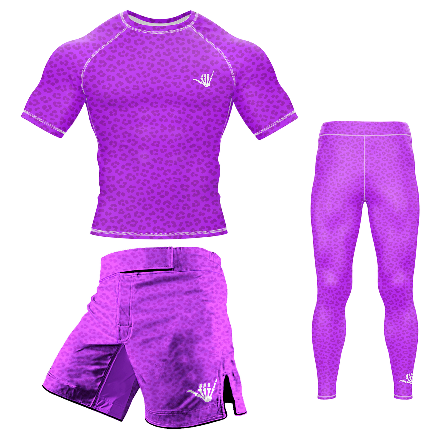 Purple Predator BJJ Rash Guard - Short Sleeve