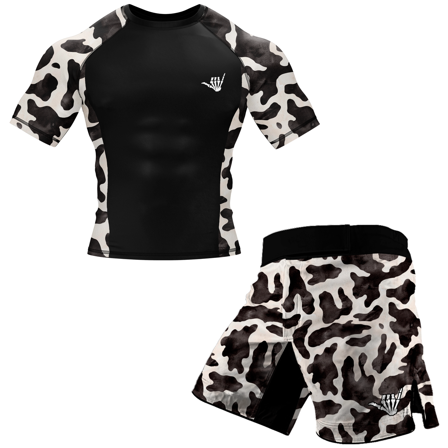 Cow Catcher BJJ Rash Guard - Short Sleeve