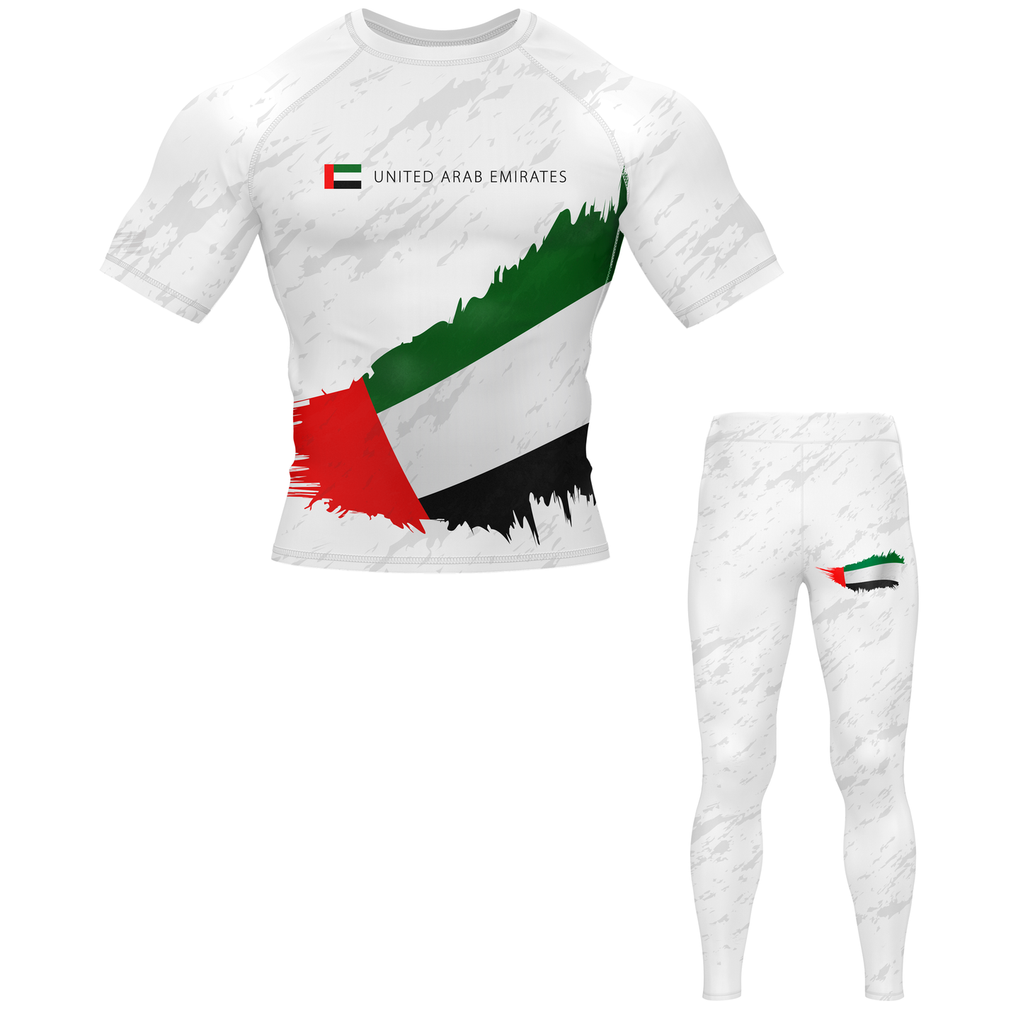 United Arab Emirates BJJ Rash Guard - Shortsleeve