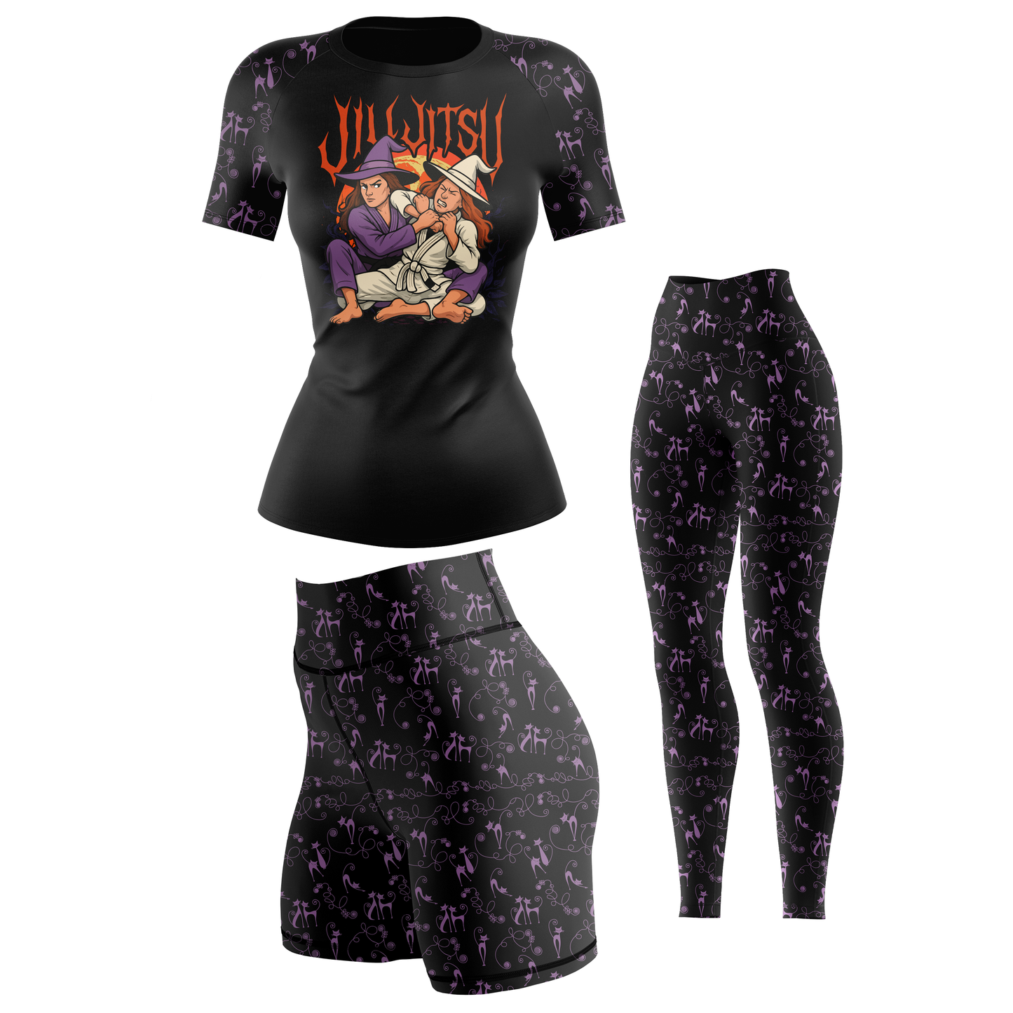 Witch Guard Women's BJJ Spats Shorts