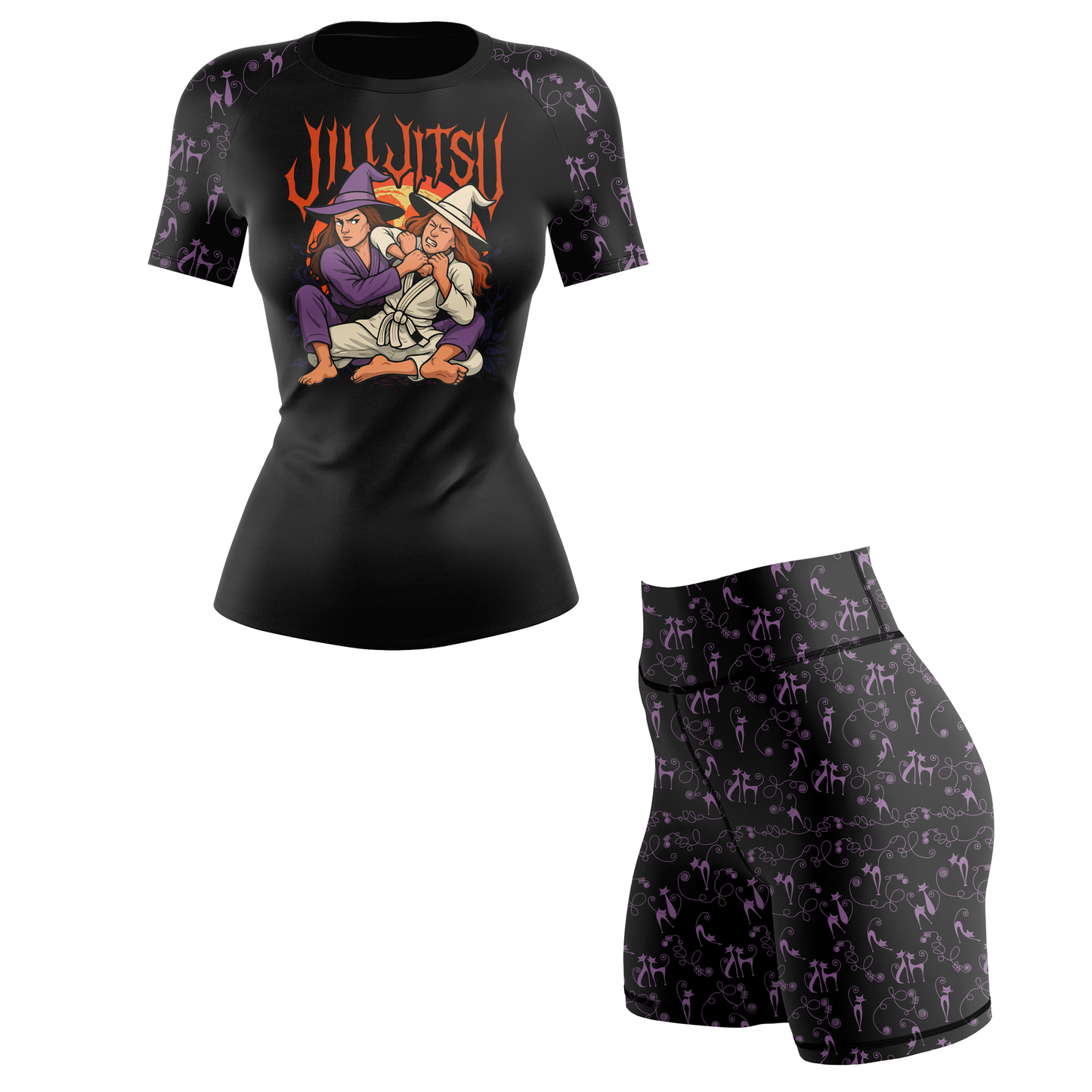 Witch Guard Women's BJJ Spats Shorts
