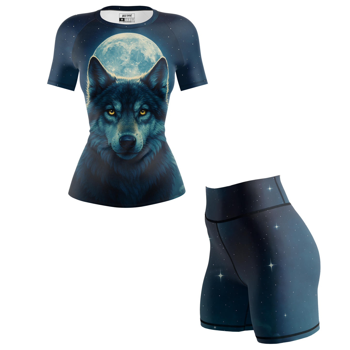 Lone Wolf Women's BJJ Rash Guard - Short Sleeve