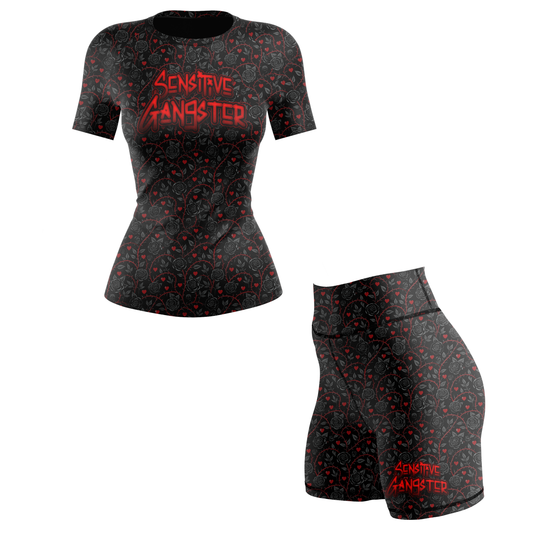 Sensitive Gangster Women's BJJ Rash Guard - Shortsleeve