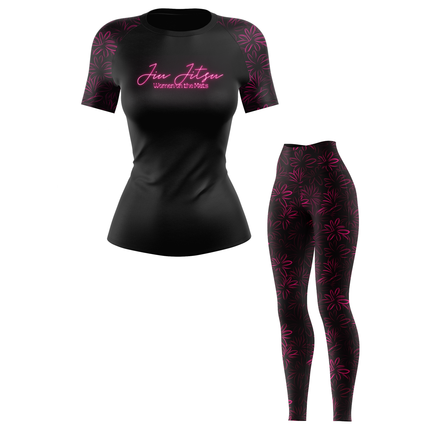 Women on the Mats Women’s BJJ Rash Guard - Shortsleeve