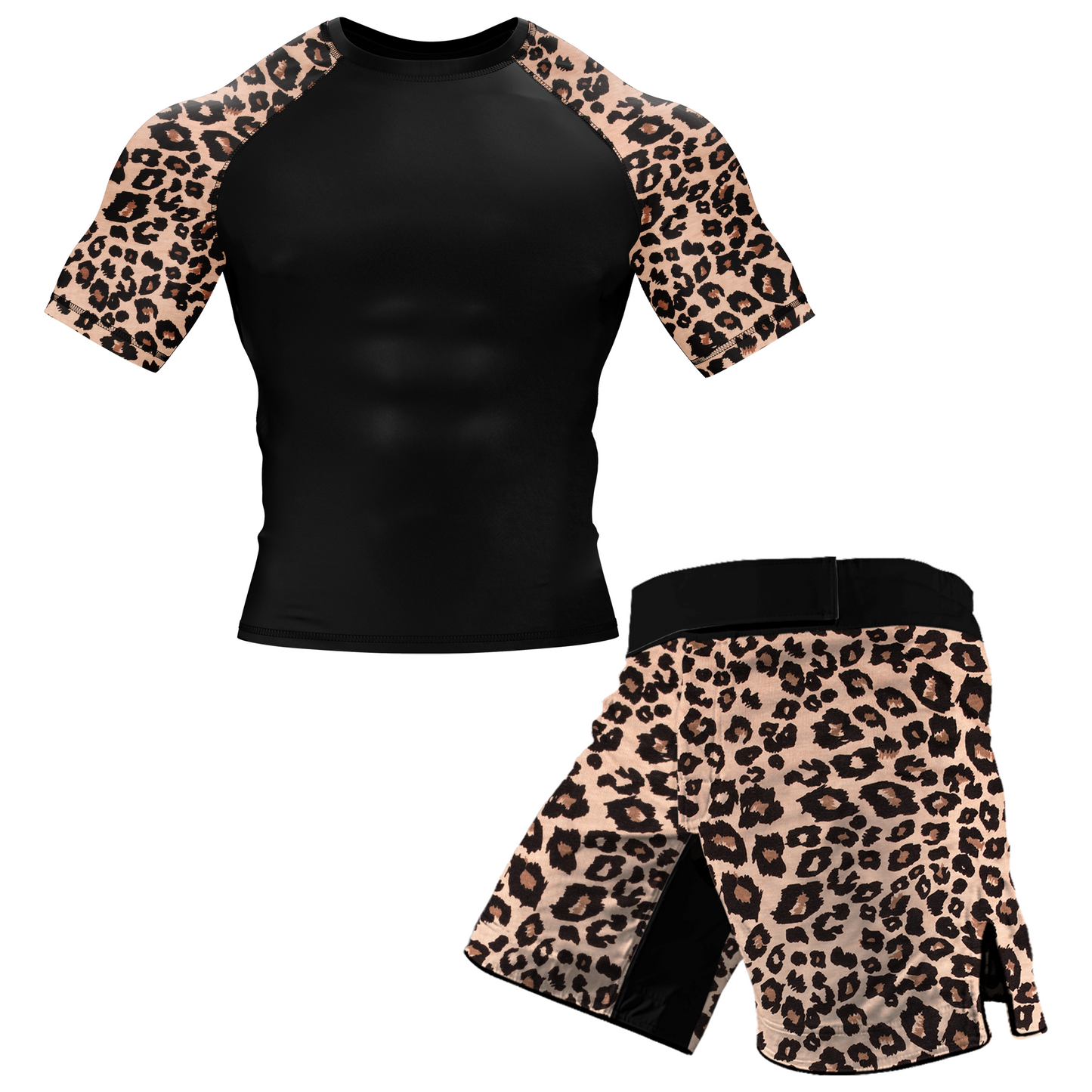 Leopard Takedown BJJ Rash Guard - Shortsleeve