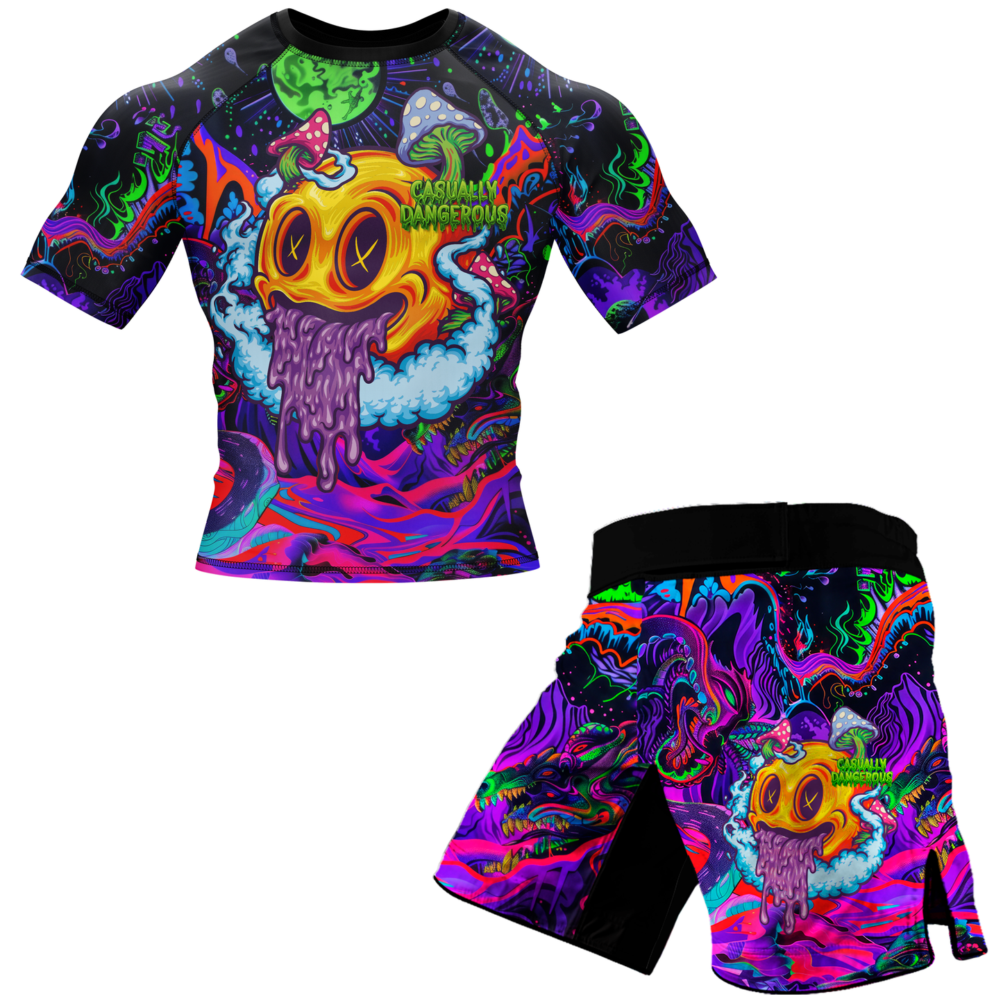 Casually Dangerous BJJ Rash Guard - Shortsleeve