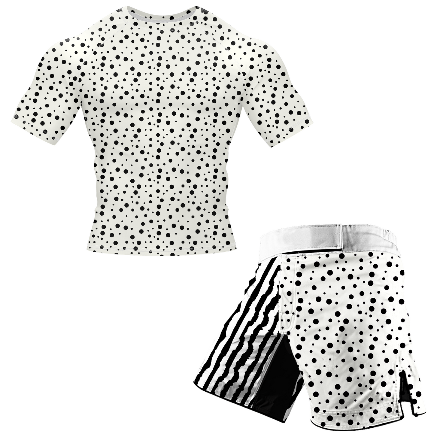Monochrome Clash Grappler BJJ Rash Guard - Shortsleeve