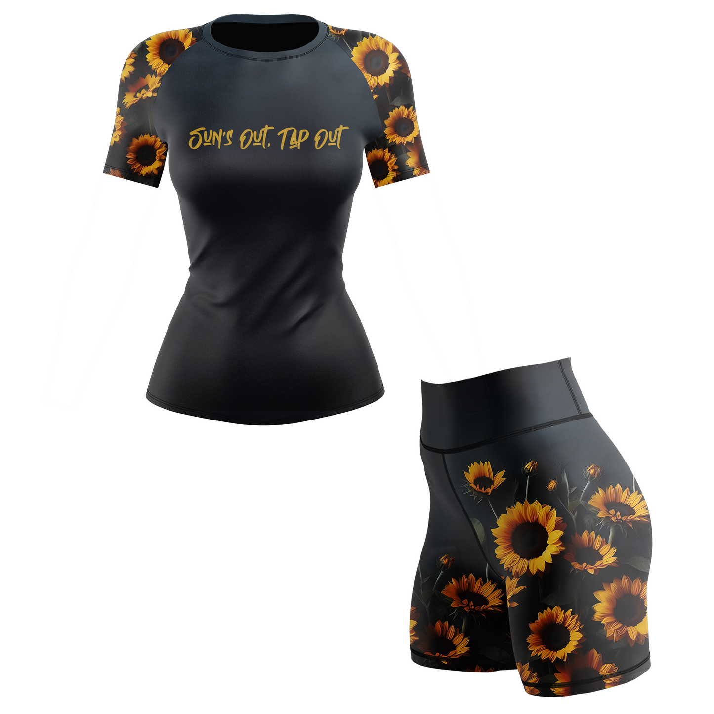 Sun's Out Tap Out BJJ Rash Guard - Shortsleeve