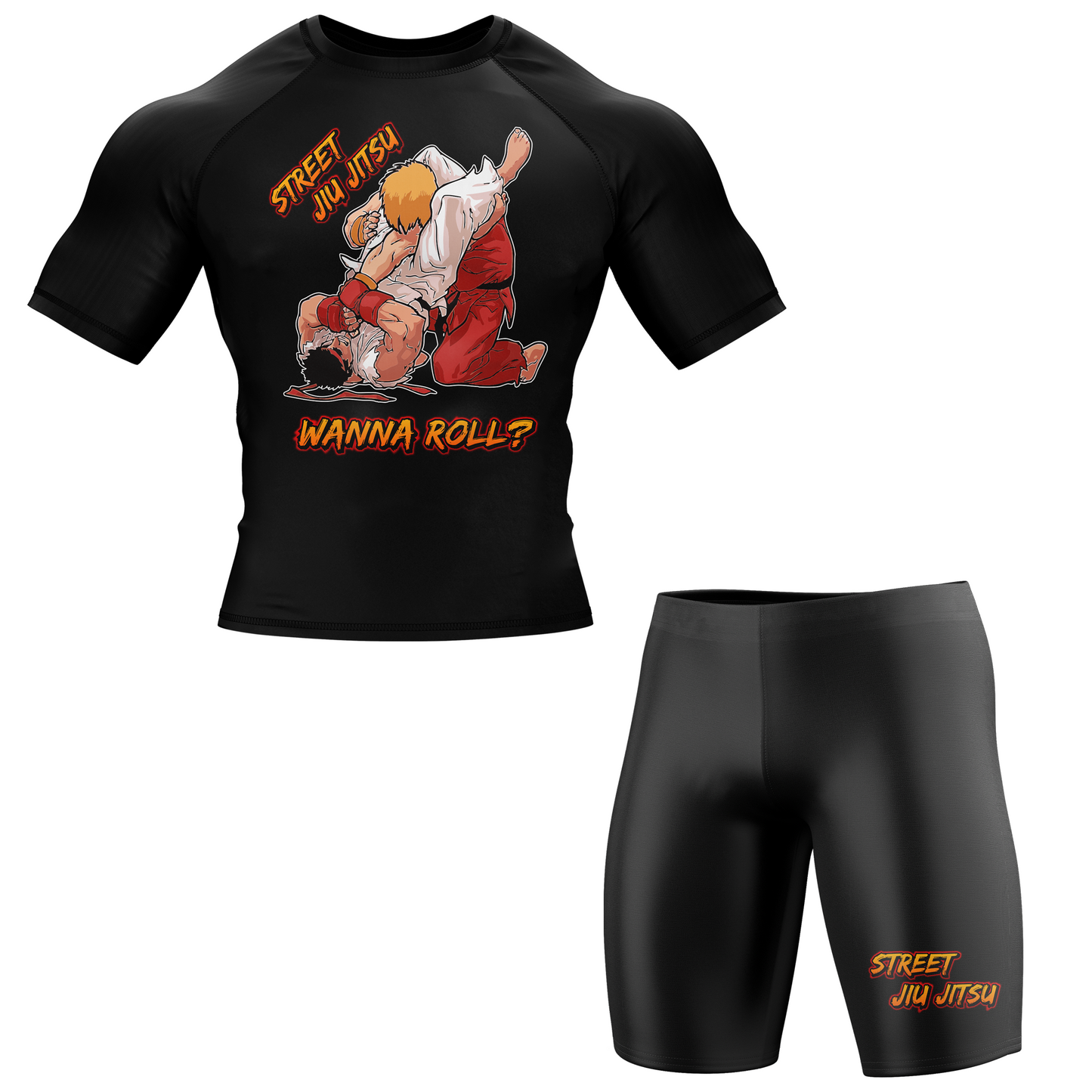 Street Jiu Jitsu BJJ Spats Shorts