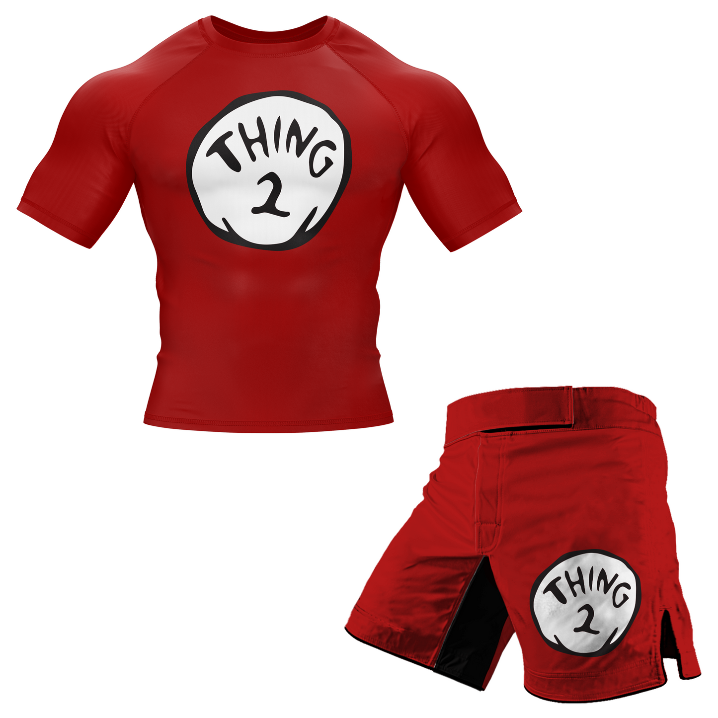 Ding 1 und Ding 2 BJJ Rash Guard