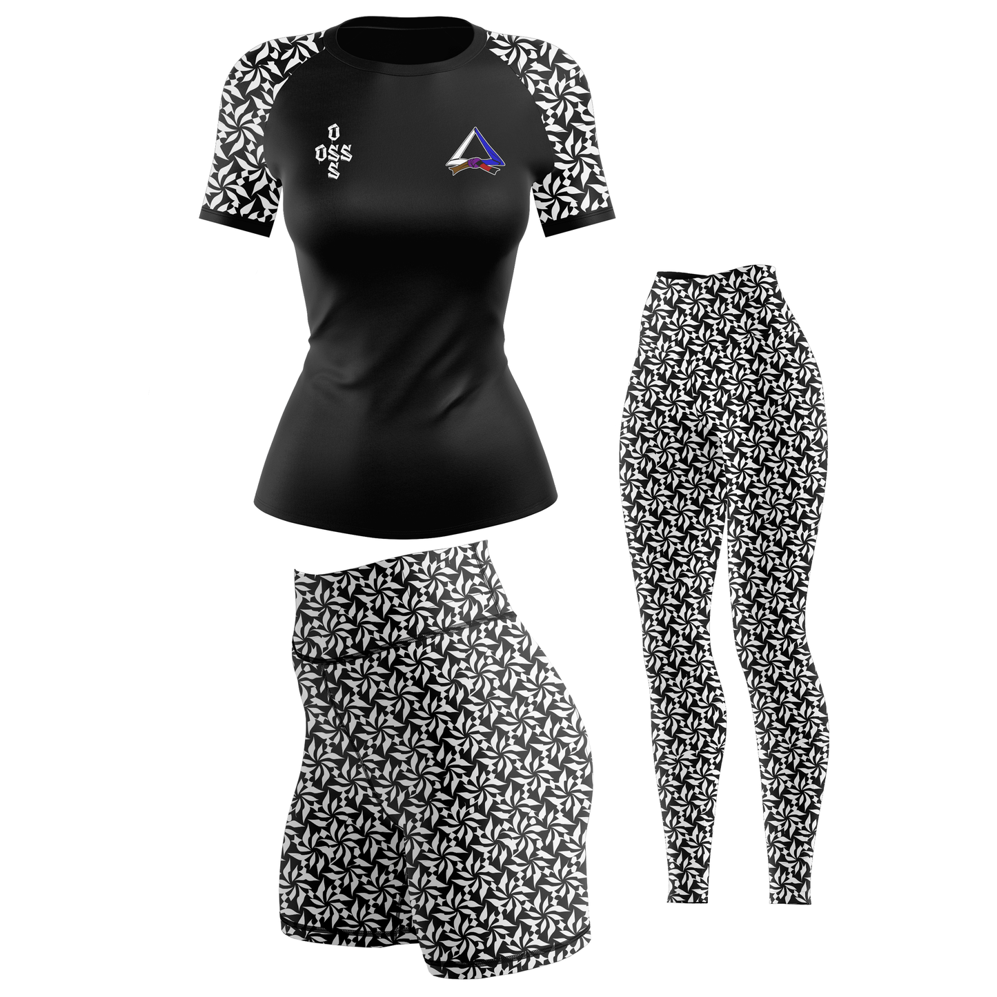 Oss Jiu Jitsu Women's BJJ Rash Guard - Short Sleeve