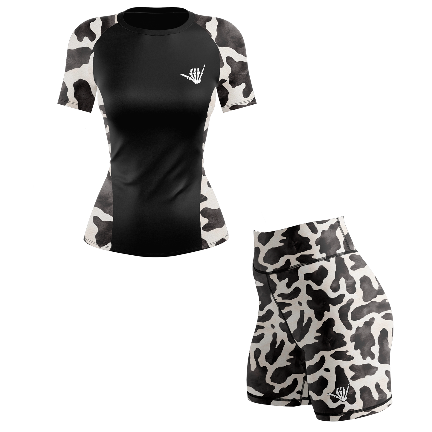 Cow Catcher Women's BJJ Rash Guard - Short Sleeve