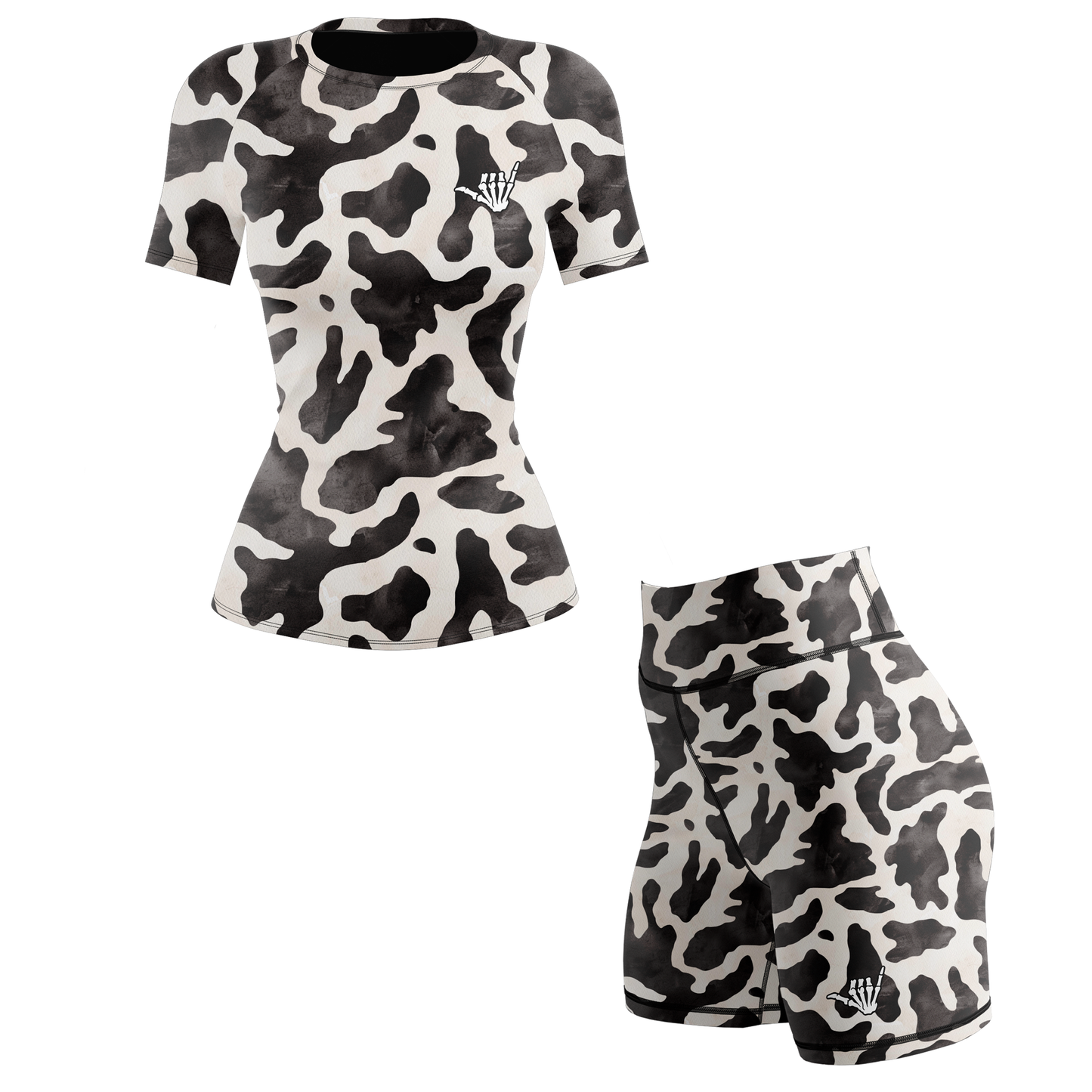 Cow Catcher Women's BJJ Rash Guard - Short Sleeve