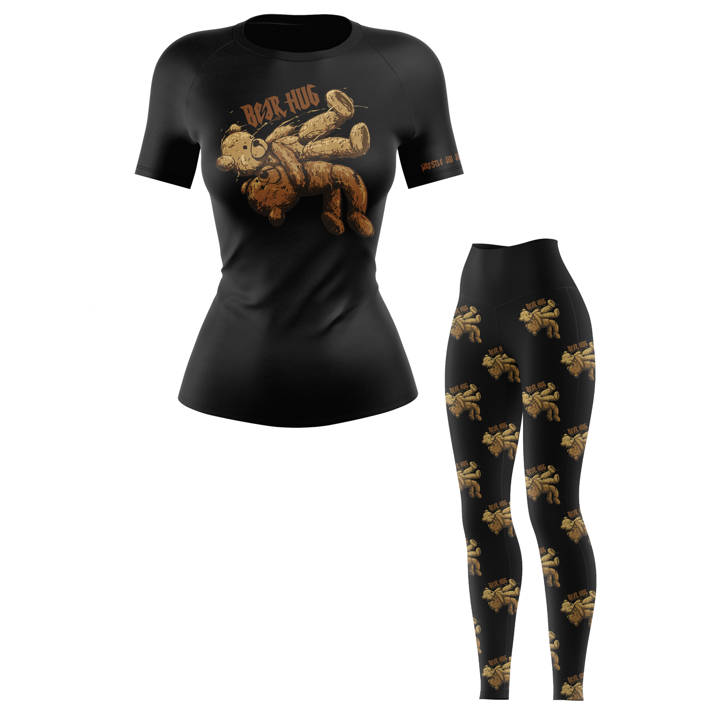 Bear Hug Women's BJJ Rash Guard - Shortsleeve