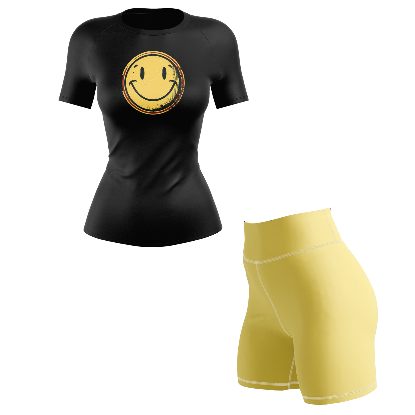 Smiley Women's BJJ Spats Shorts