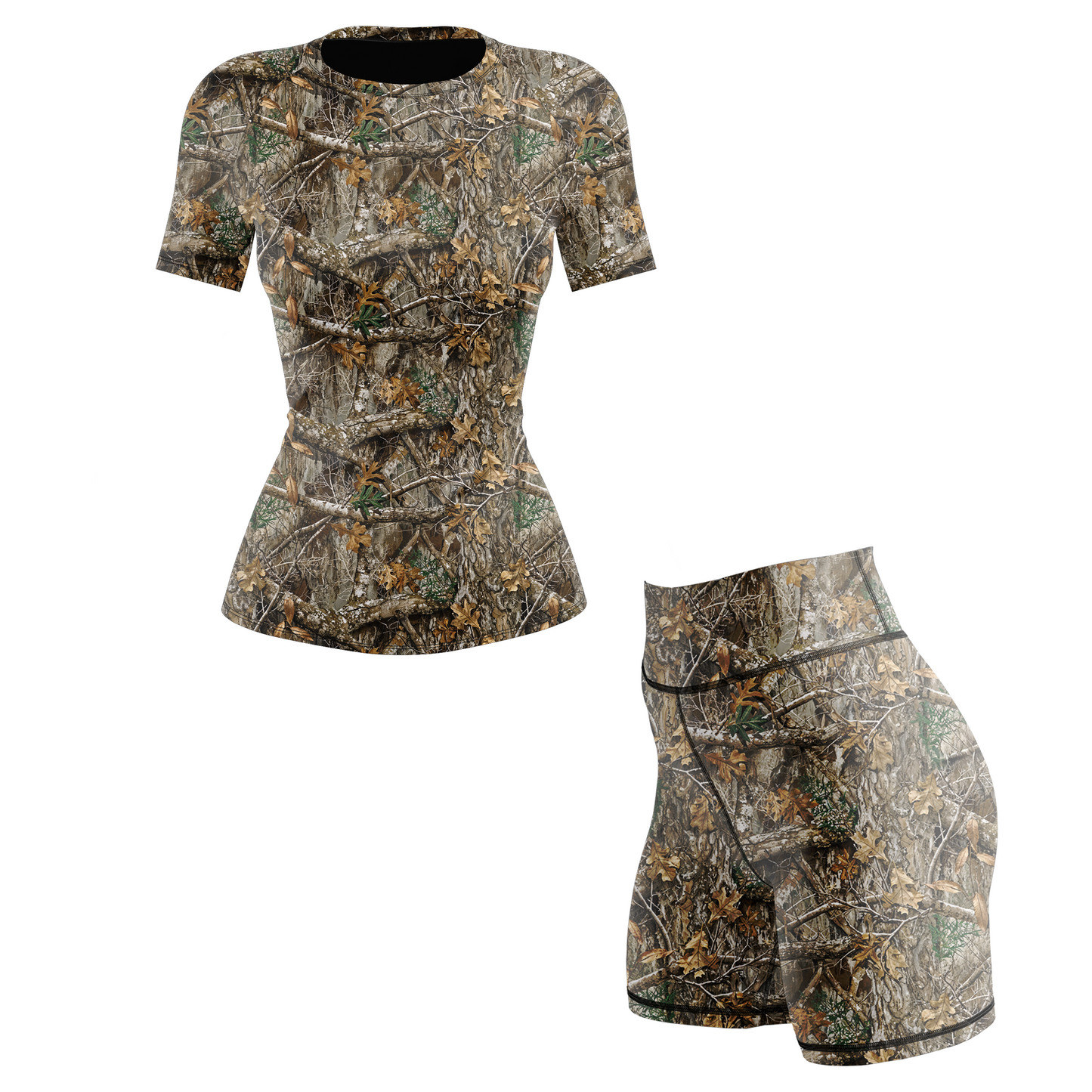 Camo Tree Women's BJJ Rash Guard - Shortsleeve