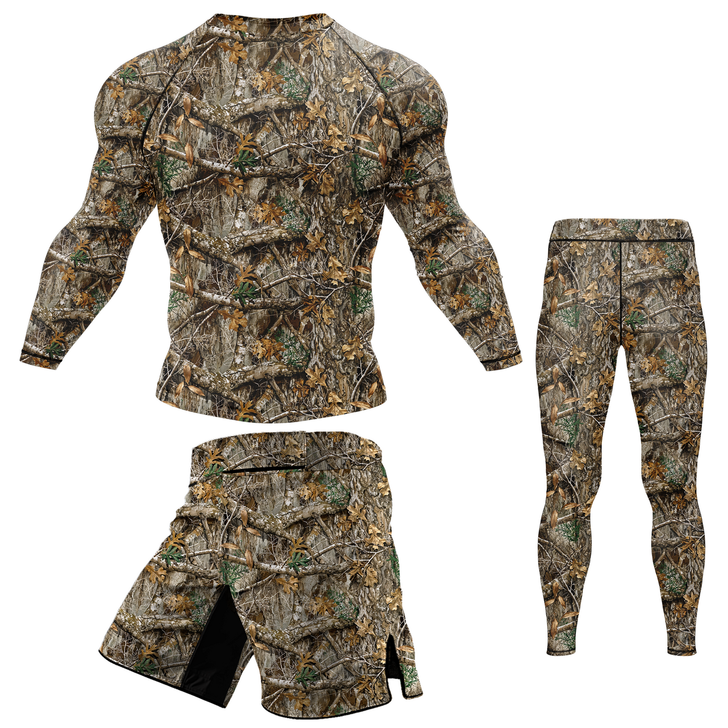 Camo Tree BJJ Rash Guard