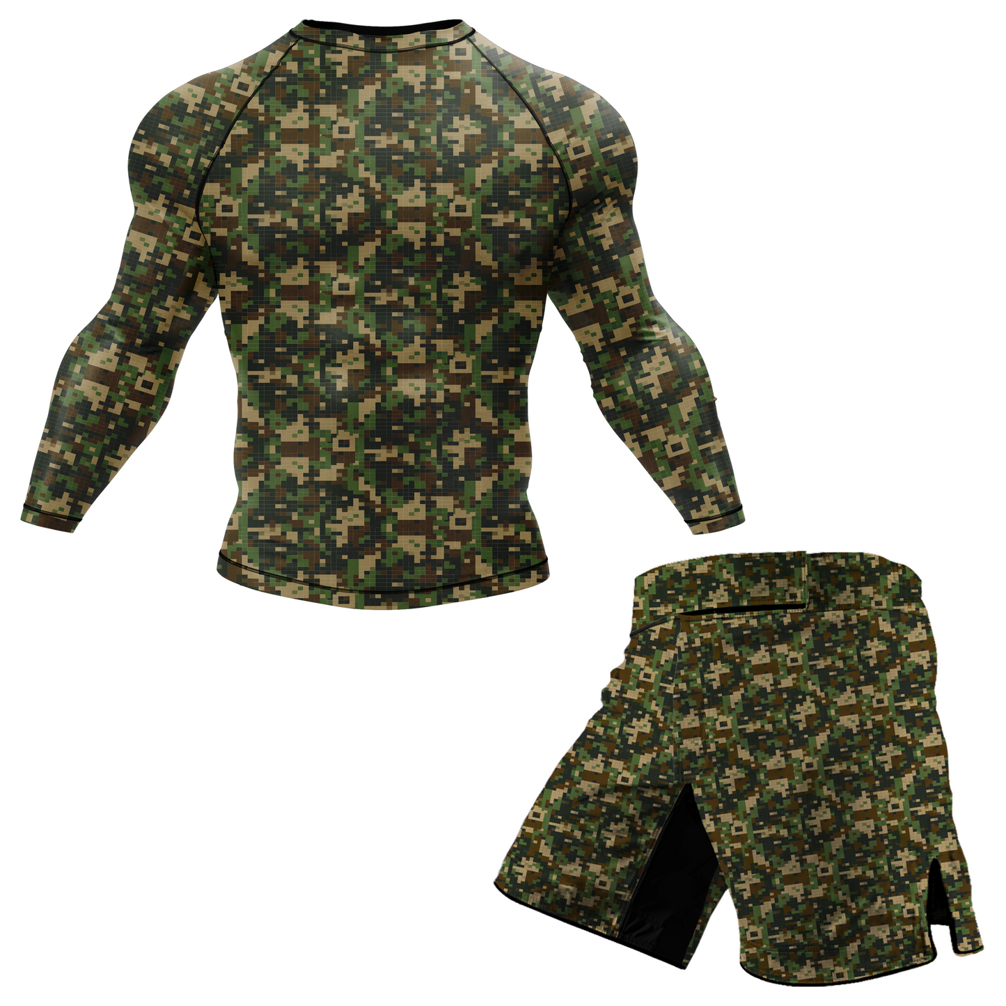 Digital Camo BJJ/MMA Shorts