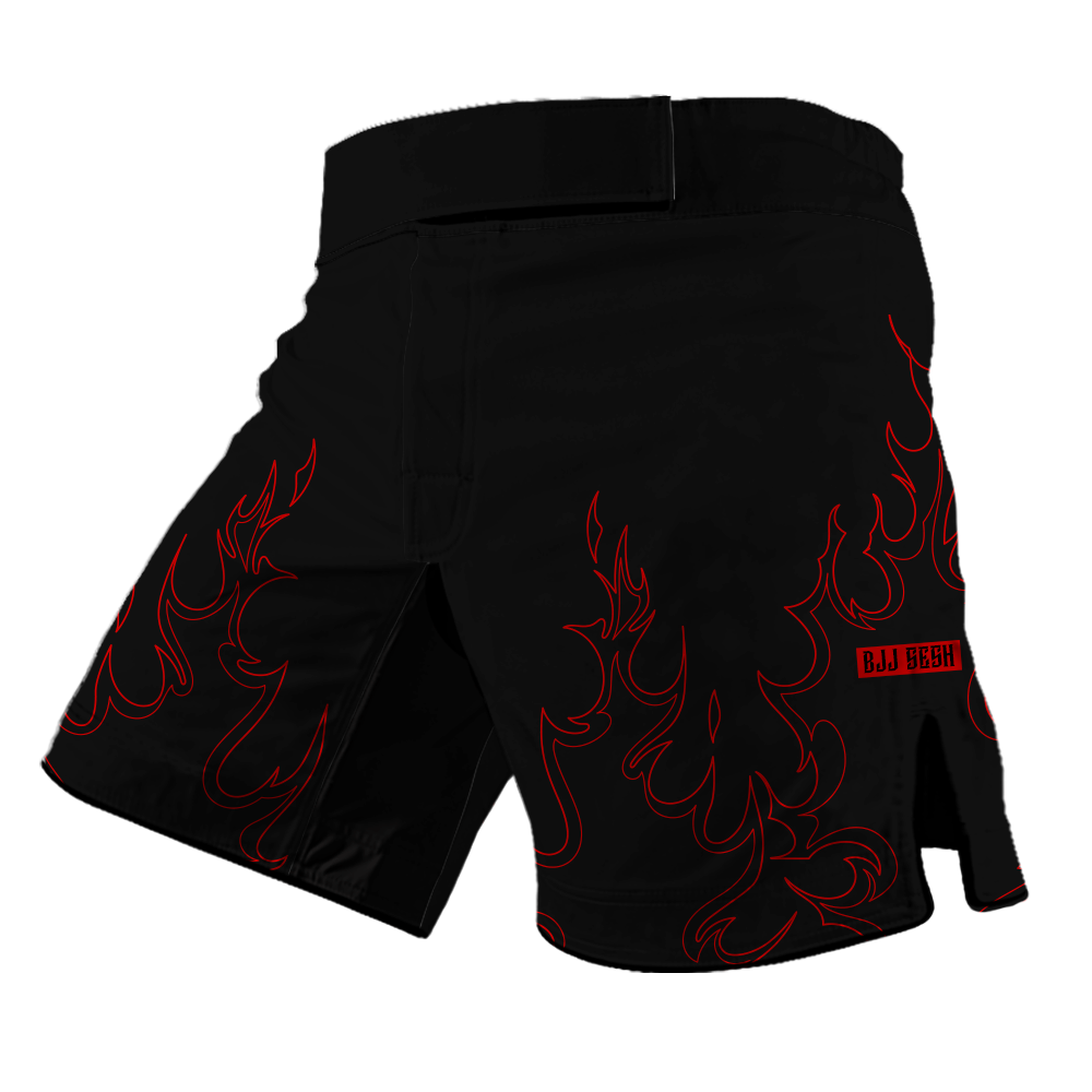 Flame BJJ Rash Guard - Shortsleeve
