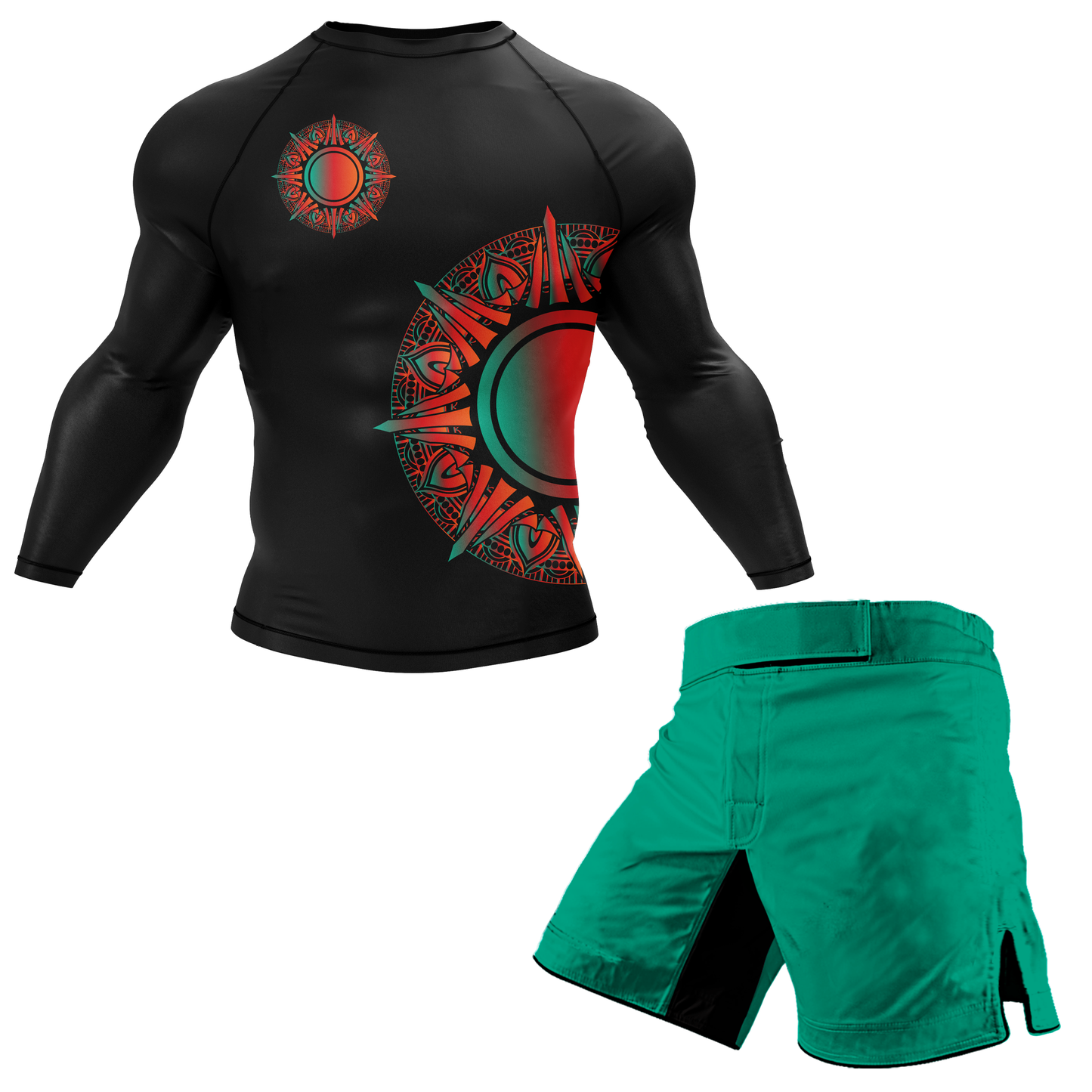 Sun Mandala BJJ Rash Guard