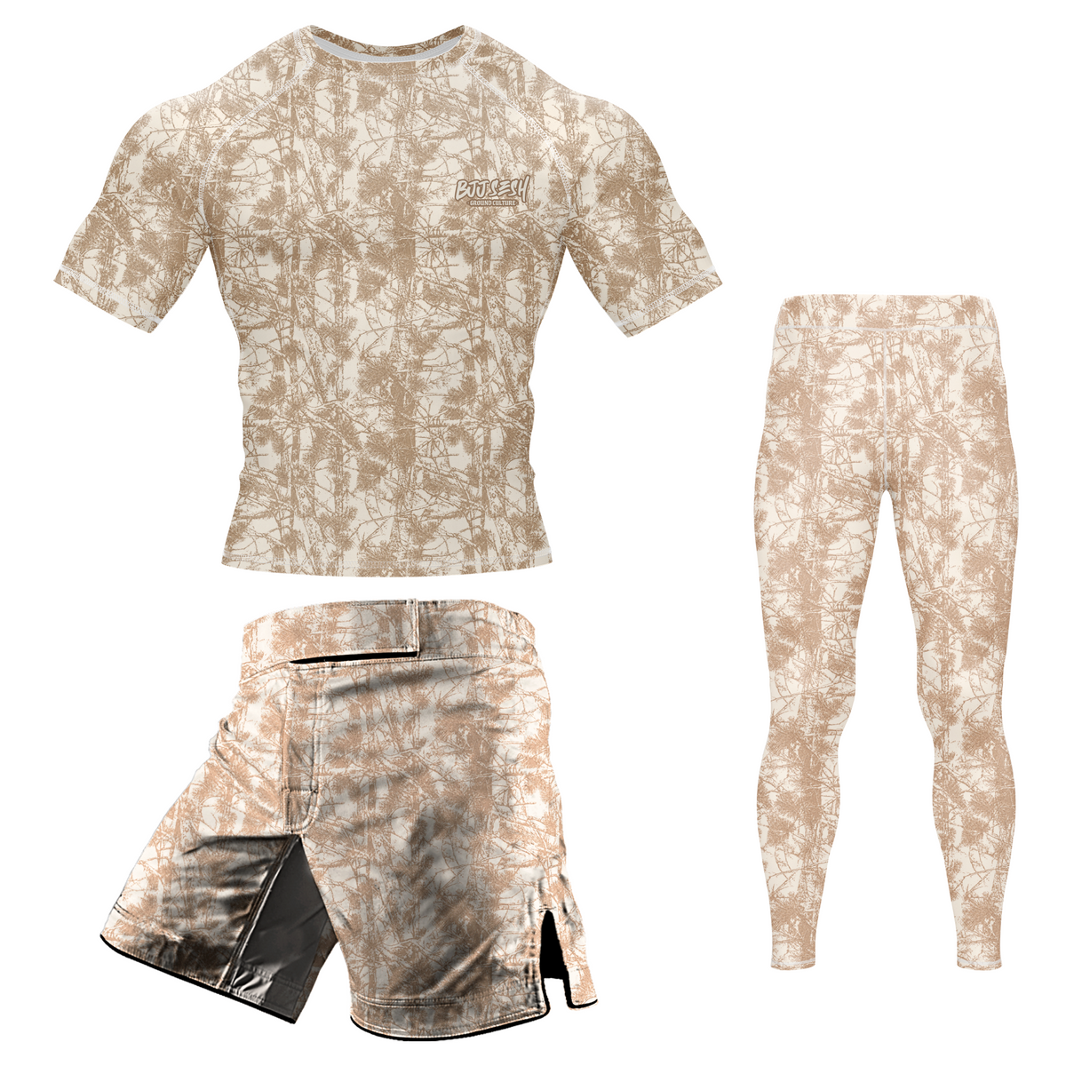 Desert Forest Camo BJJ Rash Guard