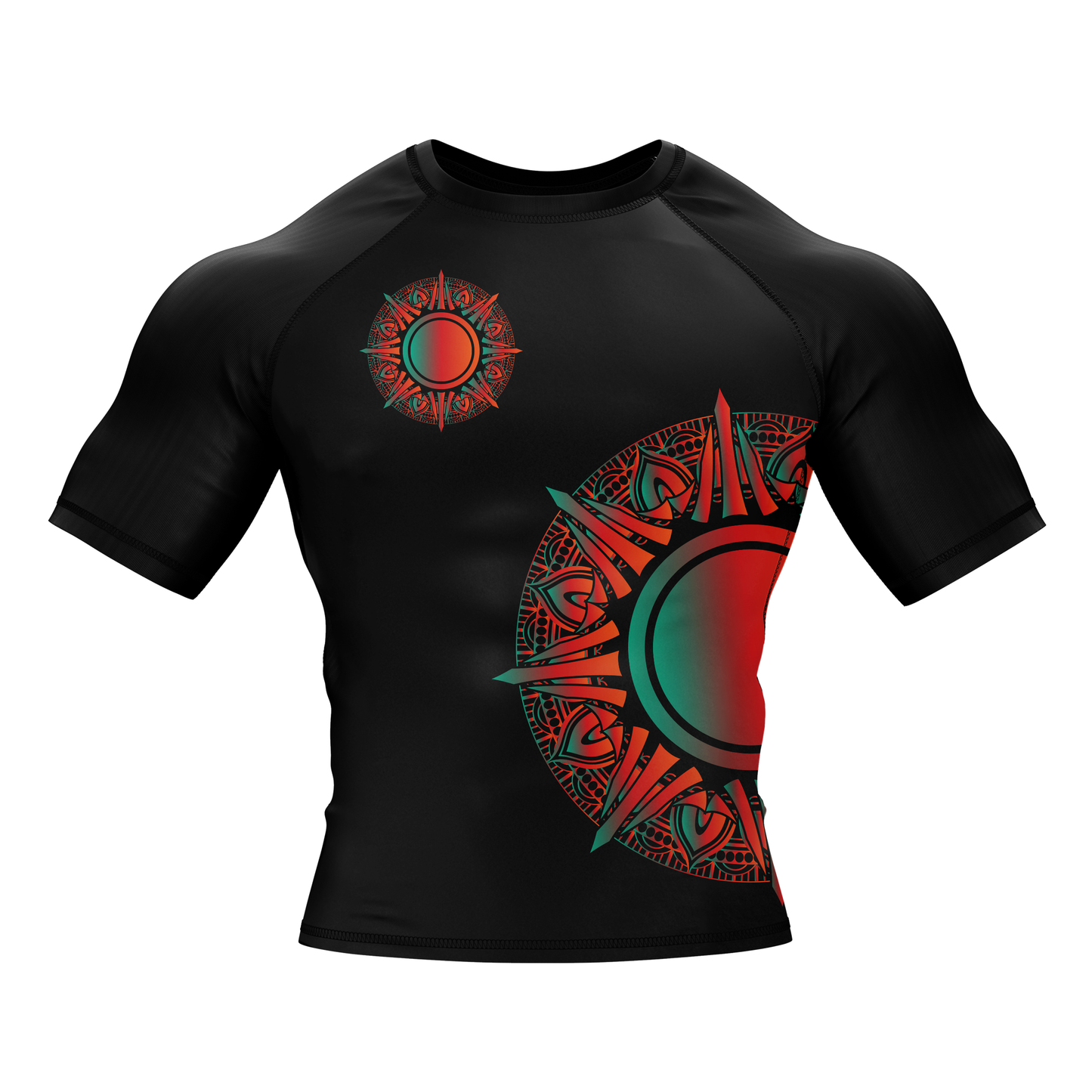 Sun Mandala BJJ Rash Guard - Shortsleeve