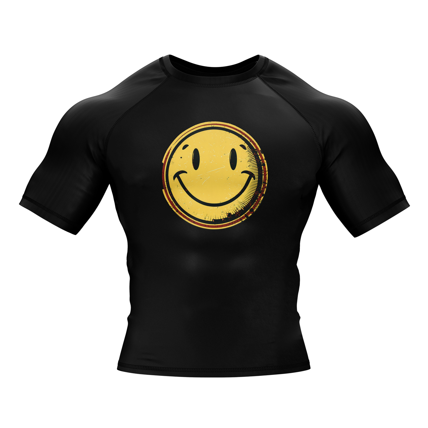 Smiley BJJ Rash Guard - Shortsleeve