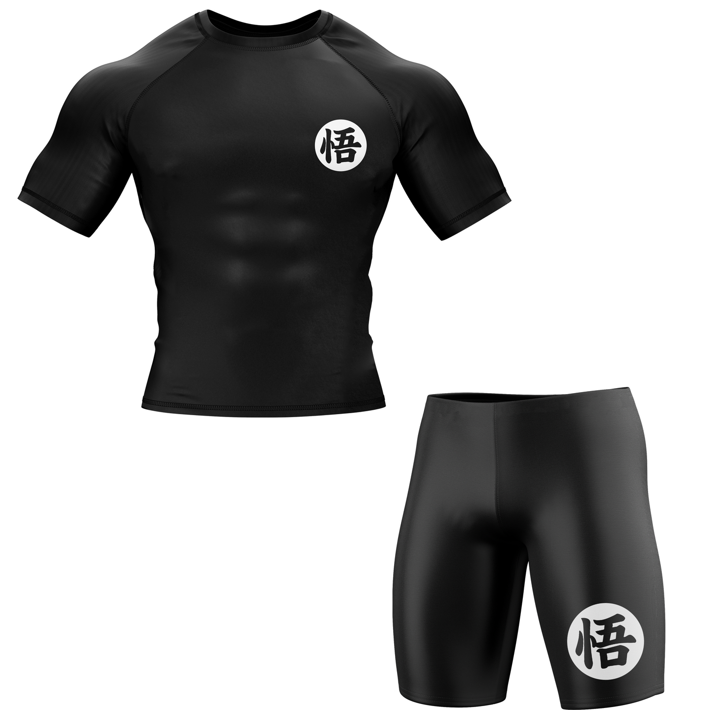 Camiseta Saiyan BJJ Rash Guard de manga corta