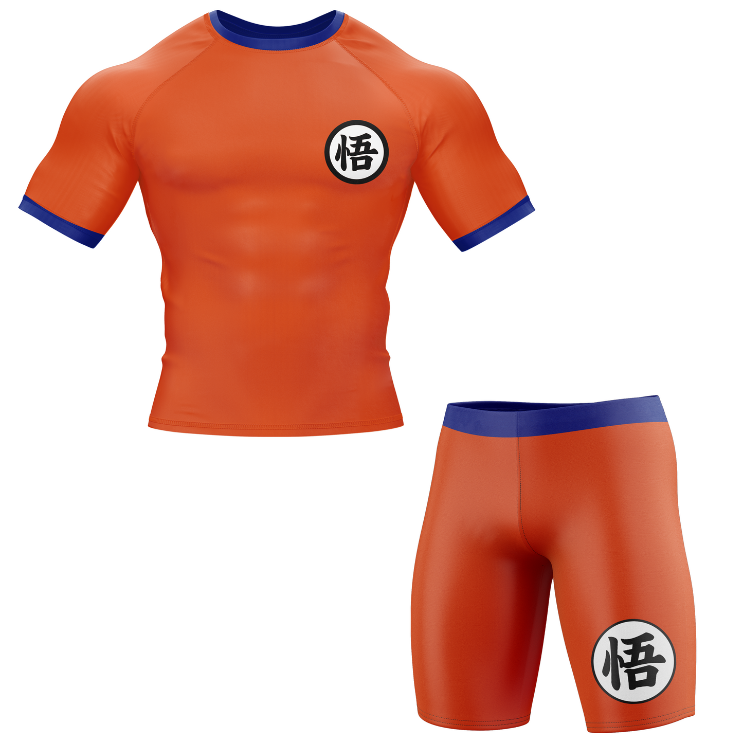 Camiseta de protección contra erupciones Kakarot BJJ de manga corta